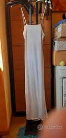 Abito lungo estivo bianco 