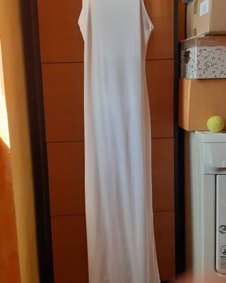 Abito lungo estivo bianco 