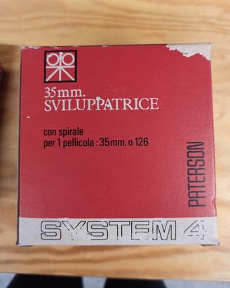 Paterson system 4 - sviluppo fotografico analogico