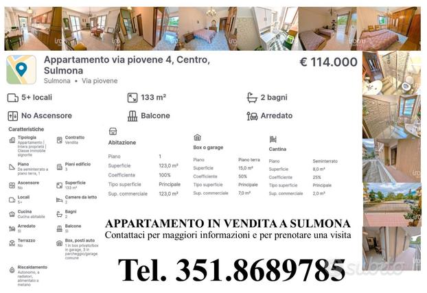 Appartamento a Sulmona Investimento alto