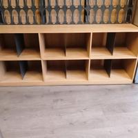 LIQUIDAZIONE ATTIVITA' -scaffale a terra in rovere