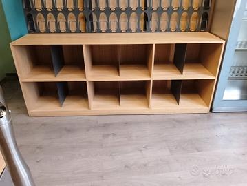 LIQUIDAZIONE ATTIVITA' -scaffale a terra in rovere