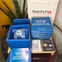 Omega X Swatch Mission To the Super Blue  Moonphas