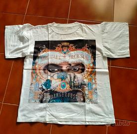 T-SHIRT MICHAEL JACKSON DANGEROUS WORLD TOUR 1992