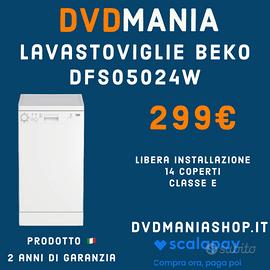 Lavastoviglie Beko DFS05024W