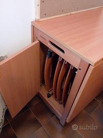  mobile soggiorno e tavolo Foppapedretti Copernico