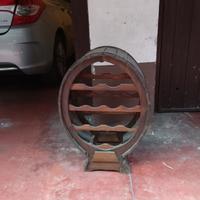 portabottiglie in legno