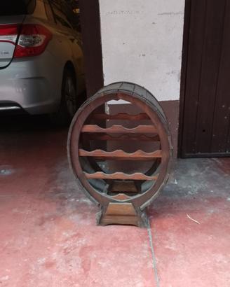 portabottiglie in legno