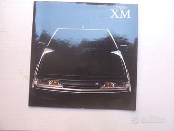 DEPLIANT BROCHURE AUTO CITROEN XM AGOSTO 1989.