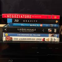 Film in DVD e Bluray, collezione in pezzi singoli