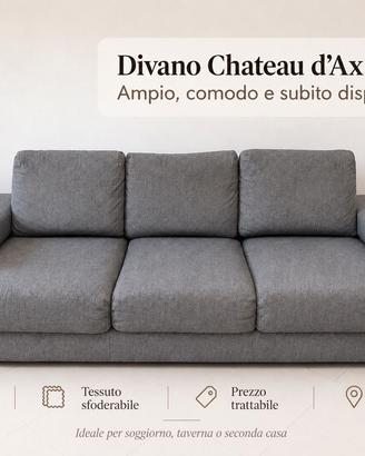 Divano Chateau d'Ax 4 posti 240 cm grigio - 320€