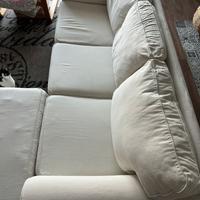 Divano Ikea ektorp 3 posti+poggiapiedi contenitore