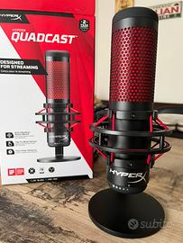 Nuovo - Microfono HyperX Quadcast
