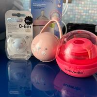 Sterilizzatore ciuccio uv e portaciuccio