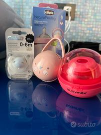 Sterilizzatore ciuccio uv e portaciuccio