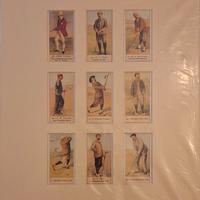 golfers cigarette card 9pzfigurine delle sigarette