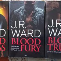 J. R. WARD : BLOOD KISS + BLOOD FURY + BOOD TRUTH