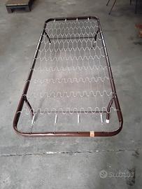 Rete a molle con materasso  ortopedico