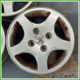 Cerchio Singolo in Lega PEUGEOT 206 dal 09/1998 al