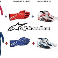 KIT ABBIGLIAMENTO PILOTA ALPINESTARS nuovo FIA