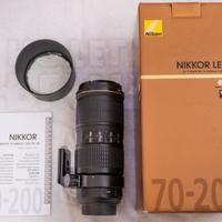 Nikon AF-S Nikkor 70-200 F/4G ED VR + collare