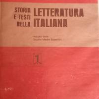 storia e testi della letteratura italiana 