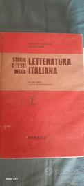 storia e testi della letteratura italiana 