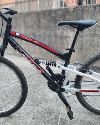 Mountain Bike 24" Biammortizzata Ragazzo