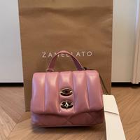 Zanellato Postina baby pelle rosa matelassé