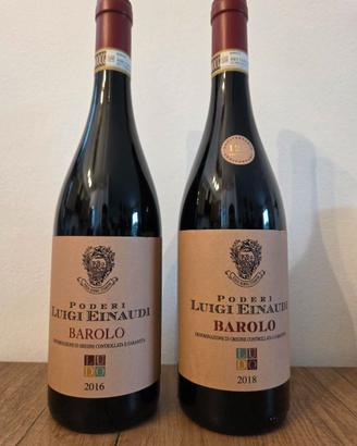 Vino Barolo 2016-2018 Poderi Luigi Einaudi