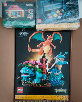 LEGO POKÉMON set Charizard, Venusar, Blastoise 