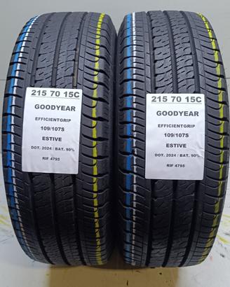 2 GOMME 215 70 15C GOODYEAR 2024 RIF4795