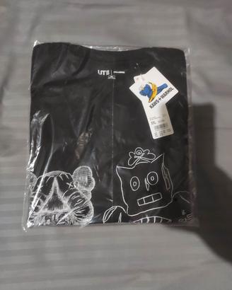 T-shirt Black XXL Kaws + Warhol esclusiva Uniqlo