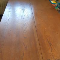 Tavolo in legno massello di castagno 14 posti. 3 m