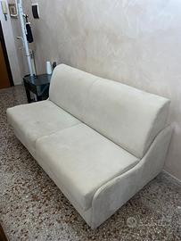 Divano letto due posti con materasso ortopedico