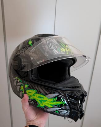 spartan rs shaytan black green anthracite taglia M