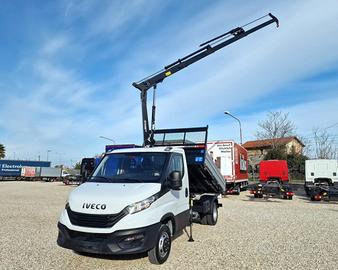 IVECO DAILY 35C16 E6 GRU 12 m + RIBALTABILE