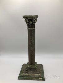 Portacandele Vintage a Colonna Corinzia