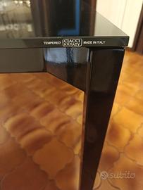 Tavolo Ciacci in cristallo temperato lucido