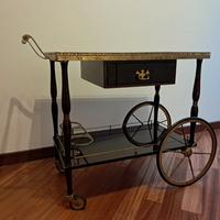 carrello portabottiglie vintage