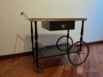 carrello portabottiglie vintage