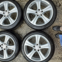 4 CERCHI in LEGA M.B. da 18" + 4 Gomme +20Bulloni