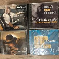 4 CD originali nuovi Vasco Rossi Zucchero Nomadi