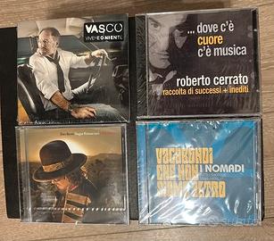 4 CD originali nuovi Vasco Rossi Zucchero Nomadi