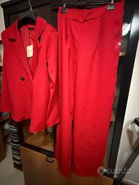 completo donna rosso 46/48