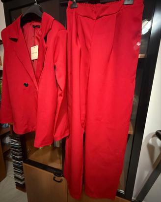 completo donna rosso 46/48