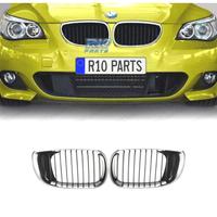 GRIGLIE BMW SERIE 5 E60 E61 03-10 COLORE NERO CROM