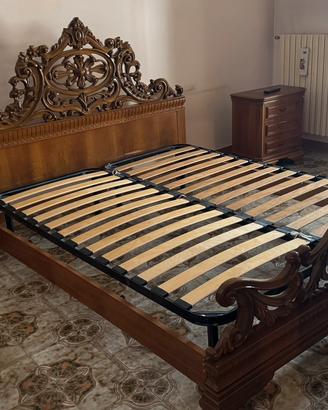 Letto matrimoniale con armadio