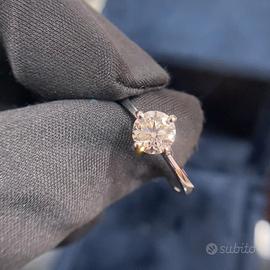 SOLITARIO DIAMANTE 1 CARATO CERTIFICATO GIA
