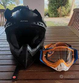 casco con mascherina 